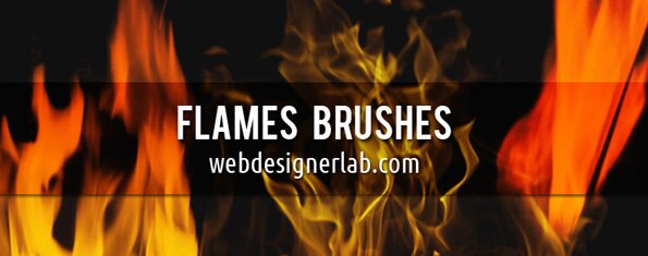 Brush photoshop Flames Brushes
