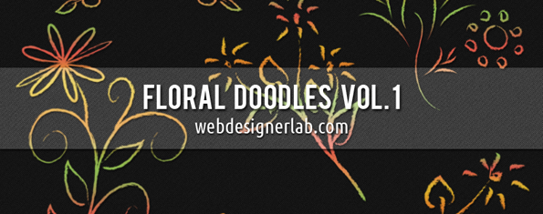 Brush photoshop Floral Doodles