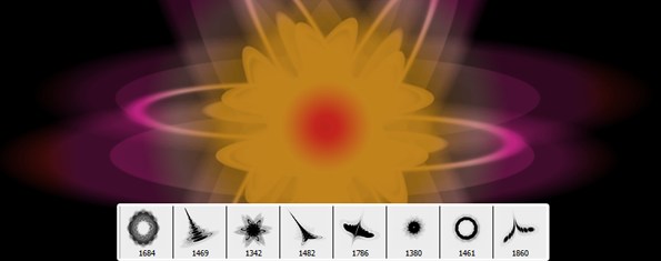 brush photoshop Glare Fractal Brushes