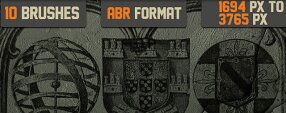 Brush photoshop 10 Old Medieval Elements Brushes