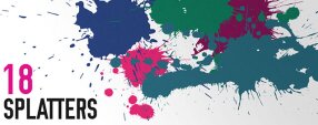 Brush photoshop 18 Splatters