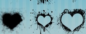 Brush photoshop Damned Hearts