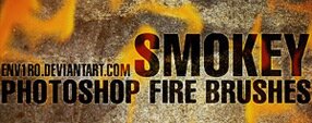 Brush photoshop SMOKEY Fire Brushes