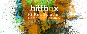 Brush photoshop Hi Res Splatter