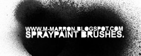 Brush photoshop Spray paint Spray brushes