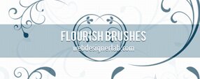 Brush photoshop Flourish Brushes