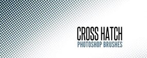 Brush photoshop Free Cross Hatch Photoshop Brush Set