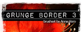 Brush photoshop grunge border 3