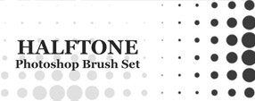 Brush photoshop Halftone Photoshop Brush Set