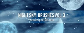 Brush photoshop Night Sky Brushes 3