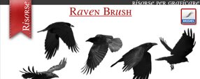 Brush photoshop Raven Brush