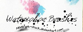 Brush photoshop Watercolor brushes