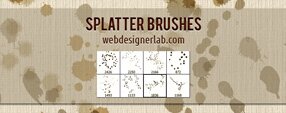 Brush photoshop Splatter Brushes