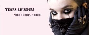 Brush photoshop Tears Brushes 