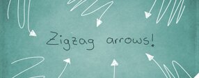 Brush photoshop Zigzag Arrows